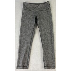 Lululemon Align Crop 21" Leggings Sz 4 Grey Yoga Athleisure Dance Active Soft‎